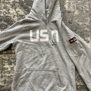 The North Face Grey USA hoodie
